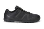 side view of black athletic shoe