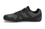 Men's forest green Mesa Trail II trail running shoe with black and tan accents, left side view