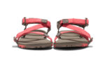 Z-Trail EV women's coral red and brown sandals, front view